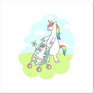 Unicorn Mama Posters and Art